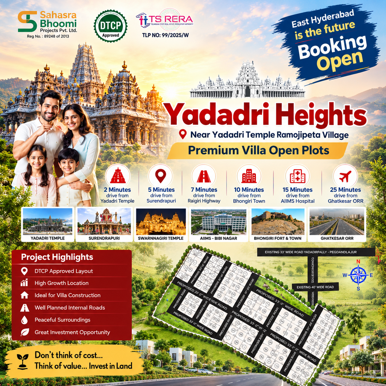 Yadadri Heights – Premium Villa Open Plots